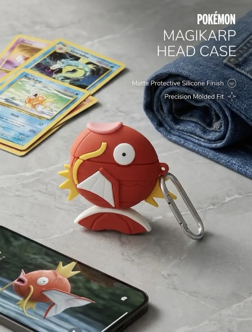 Magikarp Pokemon 3D Silicone Case Cover for Apple AirPods Pro 3